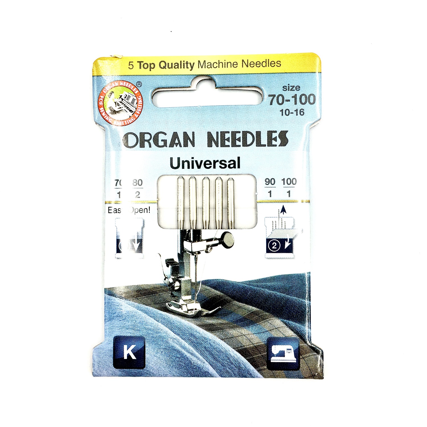 Organ 130/705H - Universal ECO 5-Pack Assorted sizes